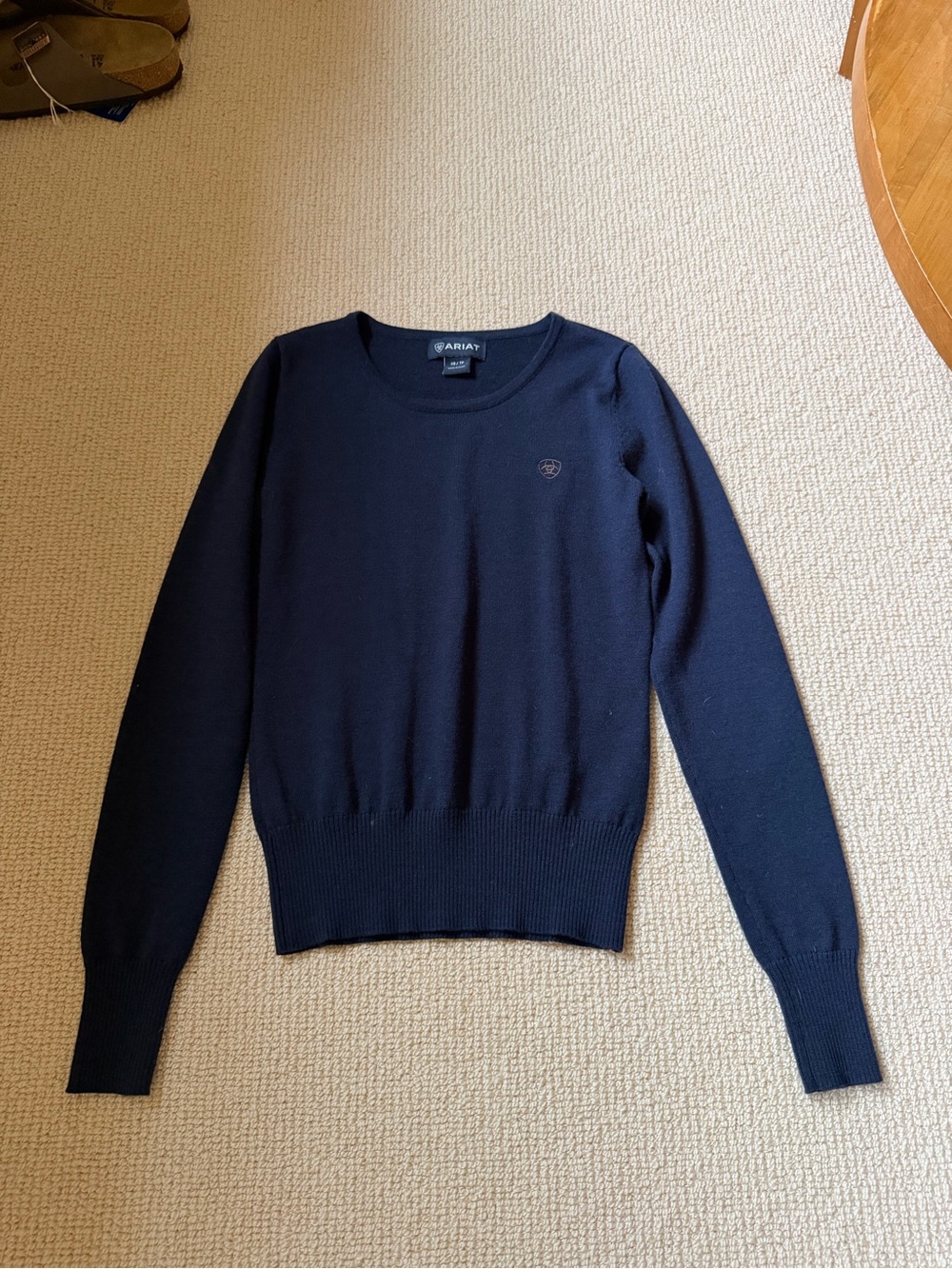 Ariat Women's Navy V-Neck Sweater